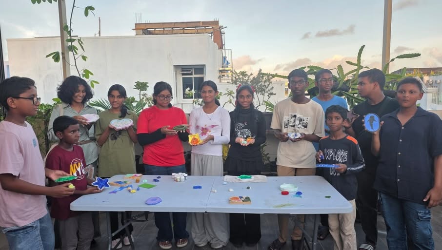 Plaster of Paris (Cement ) craft workshop with Aquawave